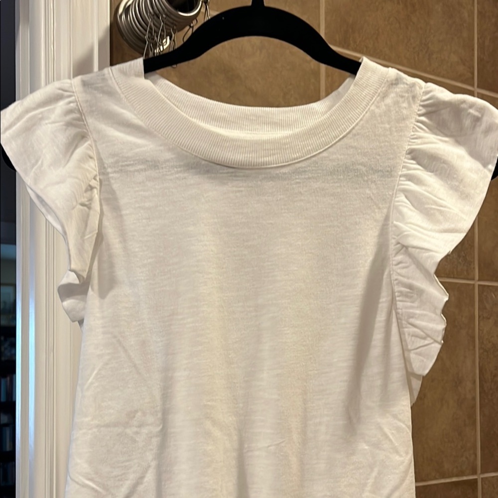 Banana Republic White Malibu Tee
